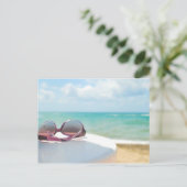 サングラスアットビーチ ポストカード (スタンド正面)