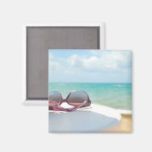 サングラスアットビーチ マグネット (正面/裏面)