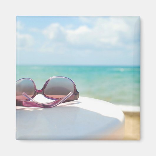 サングラスアットビーチ マグネット (正面)