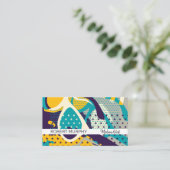 サングラスアンドスターズポップ・アートのアート 名刺 (スタンド正面)