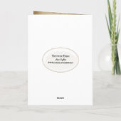 サングラスオンサンフラワー誕生日 カード (裏面)