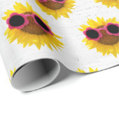 サングラスオンサンフラワー ラッピングペーパー (ロールコーナー)