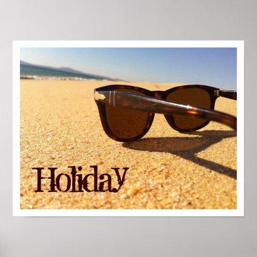 サングラスオンザビーチポスター ポスター (正面)