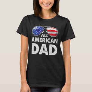 サングラスオールアメリカパパ7月の4th父パパ tシャツ