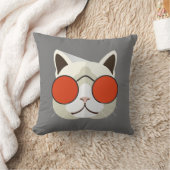 サングラスカッコいいに猫 クッション (ブランケット)