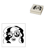 サングラスギルバートウォータータワースタンプ ラバースタンプ (押印)