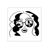 サングラスギルバートウォータータワースタンプ ラバースタンプ (インプリント)