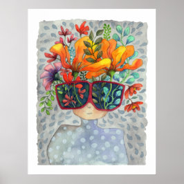 サングラスクリエイティビティ・アートプリント ポスター