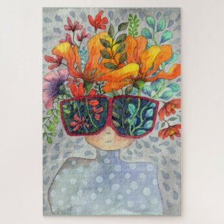 サングラスクリエイティビティJigsawパズル ジグソーパズル