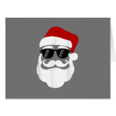 サングラスクリスマスおもしろいデザイン付きサンタクロース (正面横)