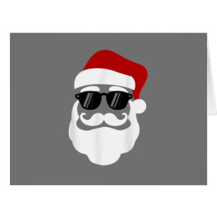 サングラスクリスマスおもしろいデザイン付きサンタクロース