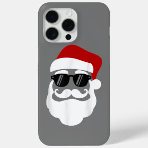 サングラスクリスマスおもしろいデザイン付きサンタクロース iPhone 15 PRO MAXケース