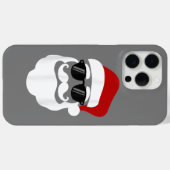 サングラスクリスマスおもしろいデザイン付きサンタクロース Case-Mate iPhoneケース (裏面 (横))