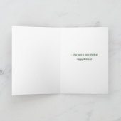 サングラスクリスマス付きサンタ シーズンカード (内部)