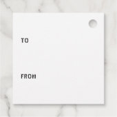 サングラスクールにサンタが入ってクリスマスから フェイバータグ (裏面)