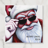 サングラスクールにサンタが入ってクリスマスから フェイバータグ (正面)