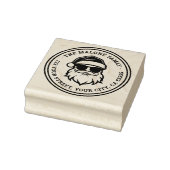 サングラスクールにサンタを入れるクリスマス差出人住所 ラバースタンプ (スタンプ)