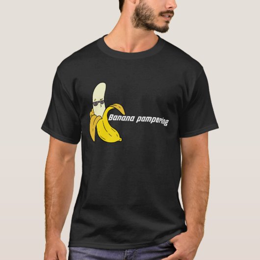 サングラスクール付きバナナ🍌😎 Tシャツ (正面)