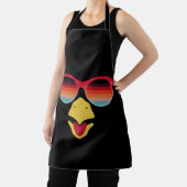 サングラスクール感謝少年とトルコ顔 エプロン (インサイチュ)