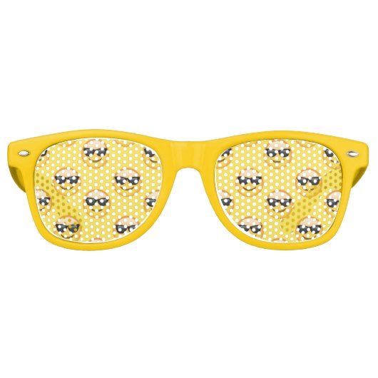 サングラスクール絵文字さん レトロサングラス (正面)