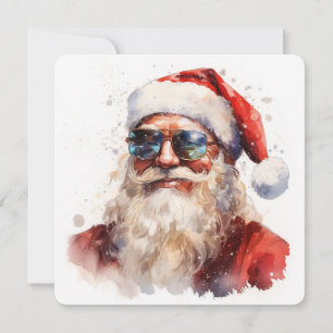 サングラスサクールンタクラウスクリスマスホリデーカード シーズンカード