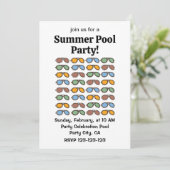 サングラスサマーカラフルサングラス 招待状 (スタンド正面)