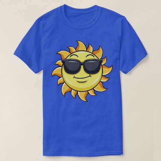 サングラスサマービーチ Tシャツ (デザイン正面)