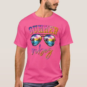 サングラスサマービーブハワイビーチハローサマー Tシャツ