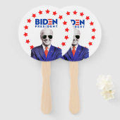 サングラスジョーバイデン氏大統領選挙2020 ハンドファン (正面&裏面)