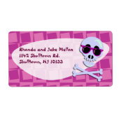 サングラススカルラベル ラベル (正面)