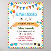 サングラスデイスクールイベントチラシのポスター ポスター (正面)