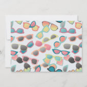 サングラストリオピンク招待状 招待状 (裏面)