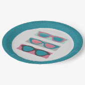 サングラストリオピンク ペーパープレート (アングル)