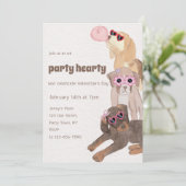 サングラスドッグバレンタインデー 招待状 (スタンド正面)