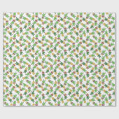 サングラスパターンのパイナップル ラッピングペーパー (フラット)