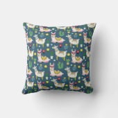 サングラスパターンのラマ クッション (裏面)