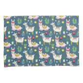 サングラスパターンのラマ 枕カバー (正面右)