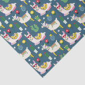 サングラスパターンのラマ 薄葉紙 (詳細)