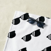 サングラスパターンNAMEスクールカラーズグラードおもしろい ビーチタオル (インサイチュ)