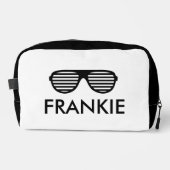サングラスパーソナライズされたロゴ付きトイレタリーバッグ ドップキット (正面)
