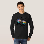 サングラスビーチゲストレハワイビーチハローサマー Tシャツ (正面フル)