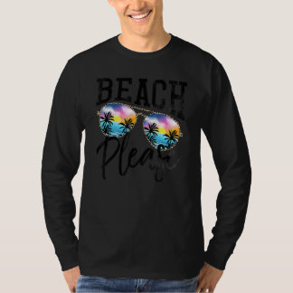サングラスビーチゲストレハワイビーチハローサマー Tシャツ