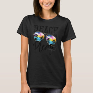 サングラスビーチゲストレハワイビーチハローサマー Tシャツ