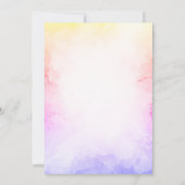 サングラスビーチサンダルサマーバースデーパーティー 招待状 (裏面)