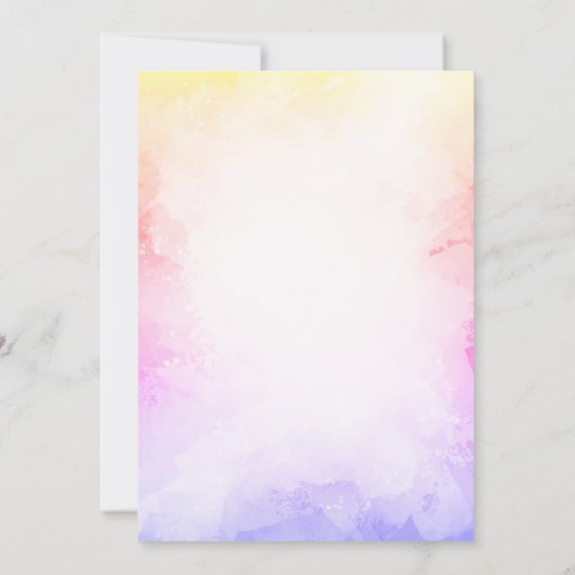 サングラスビーチサンダルサマーバースデーパーティー 招待状 (裏面)