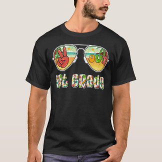 サングラスピースアウト1年生先生卒業 Tシャツ