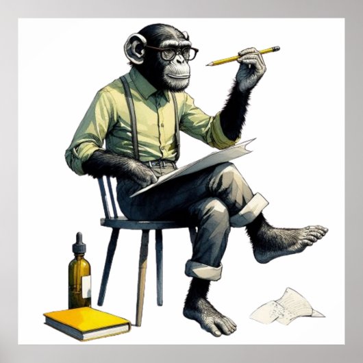 サングラスポスターを着たサル・パイター ポスター (正面)