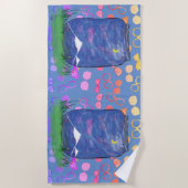 サングラスマウンテンアウトドアビーチタオル ビーチタオル (正面)