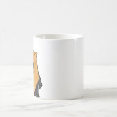 サングラスマグカップ付きオレンジキャット コーヒーマグカップ (中央)