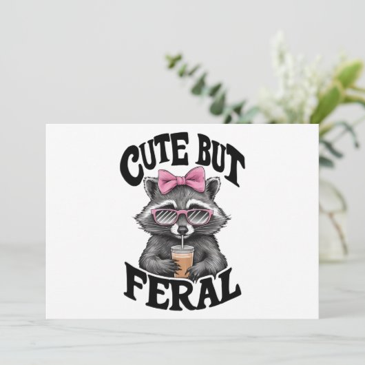 サングラスルーンを持つ可愛いがフェラルなルーン 招待状 (スタンド正面)